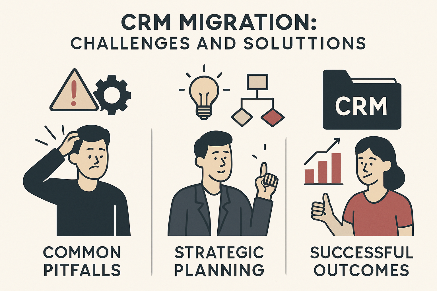 Warum CRM-Migrationen oft scheitern und wie man es vermeidet